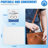 VOISEN toallitas para lentes en acción, limpieza suave sin rayas.