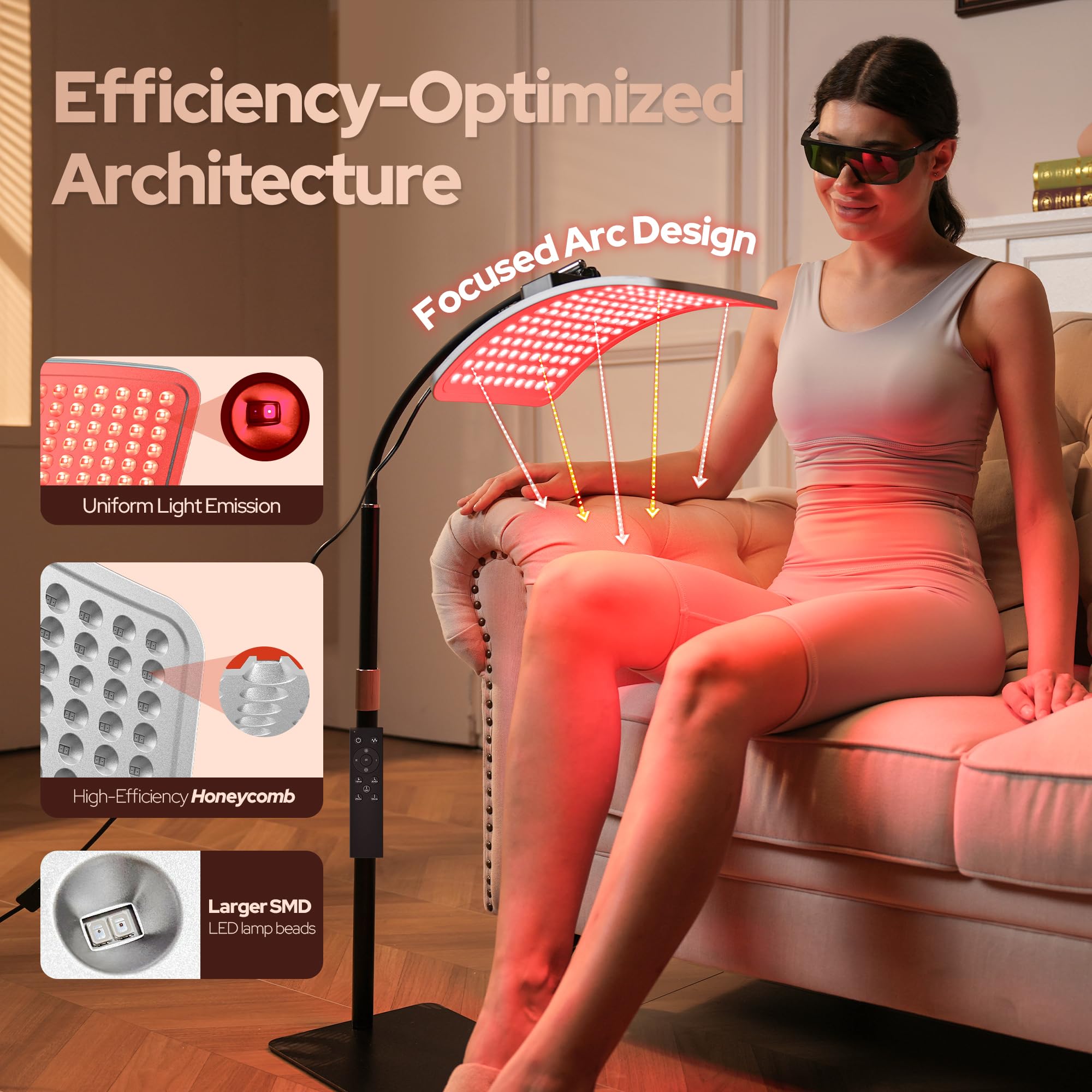 VOLISUN luz infrarroja 850nm panel para relajación y bienestar