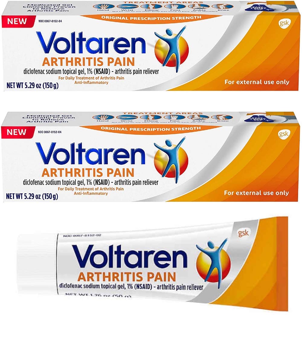 Voltaren Pain Gel Set: dos tubos de 150 g para uso diario