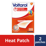 Voltarol parche térmico detalle de la textura delgada para uso cómodo