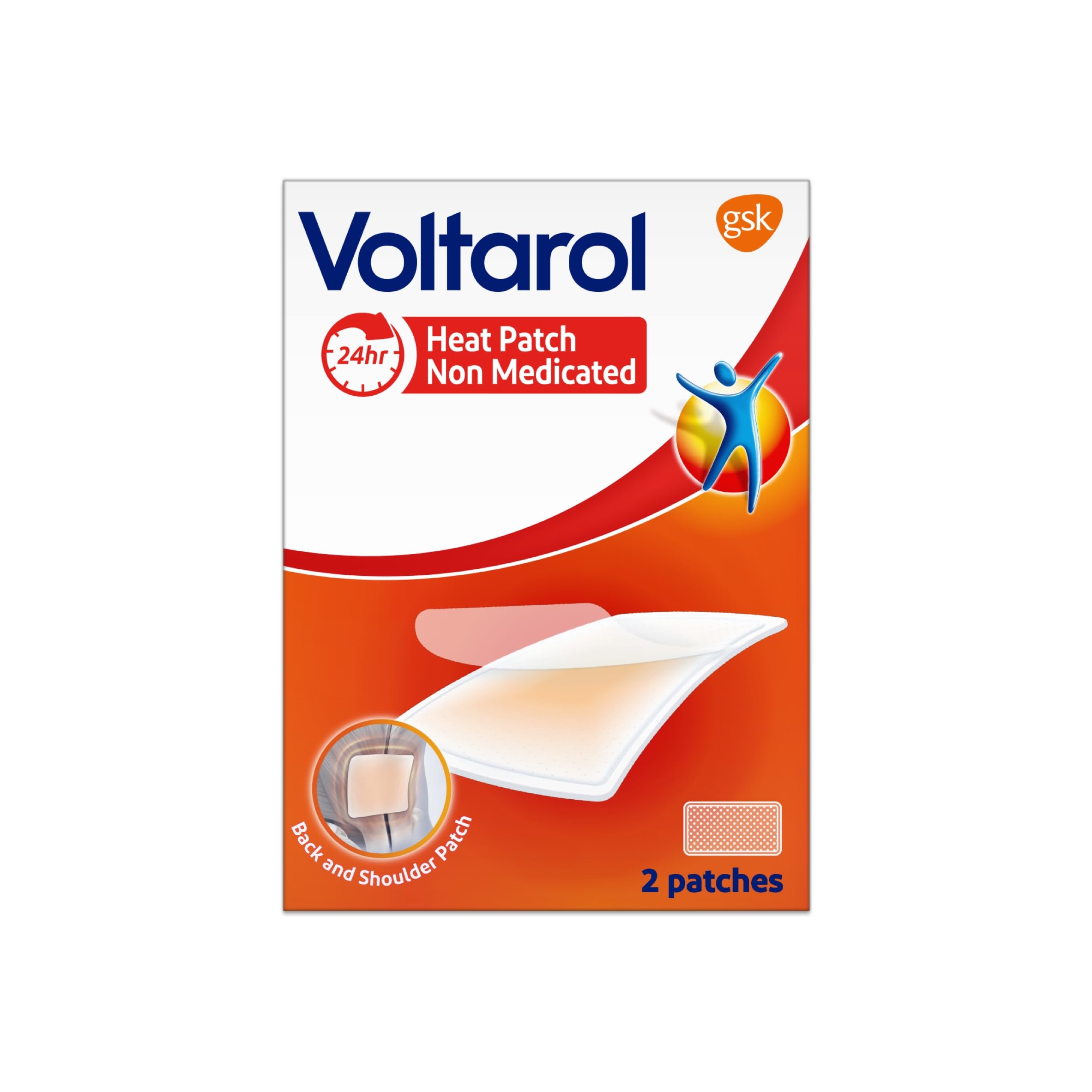 Voltarol parche térmico: dos unidades para alivio localizado sin medicación