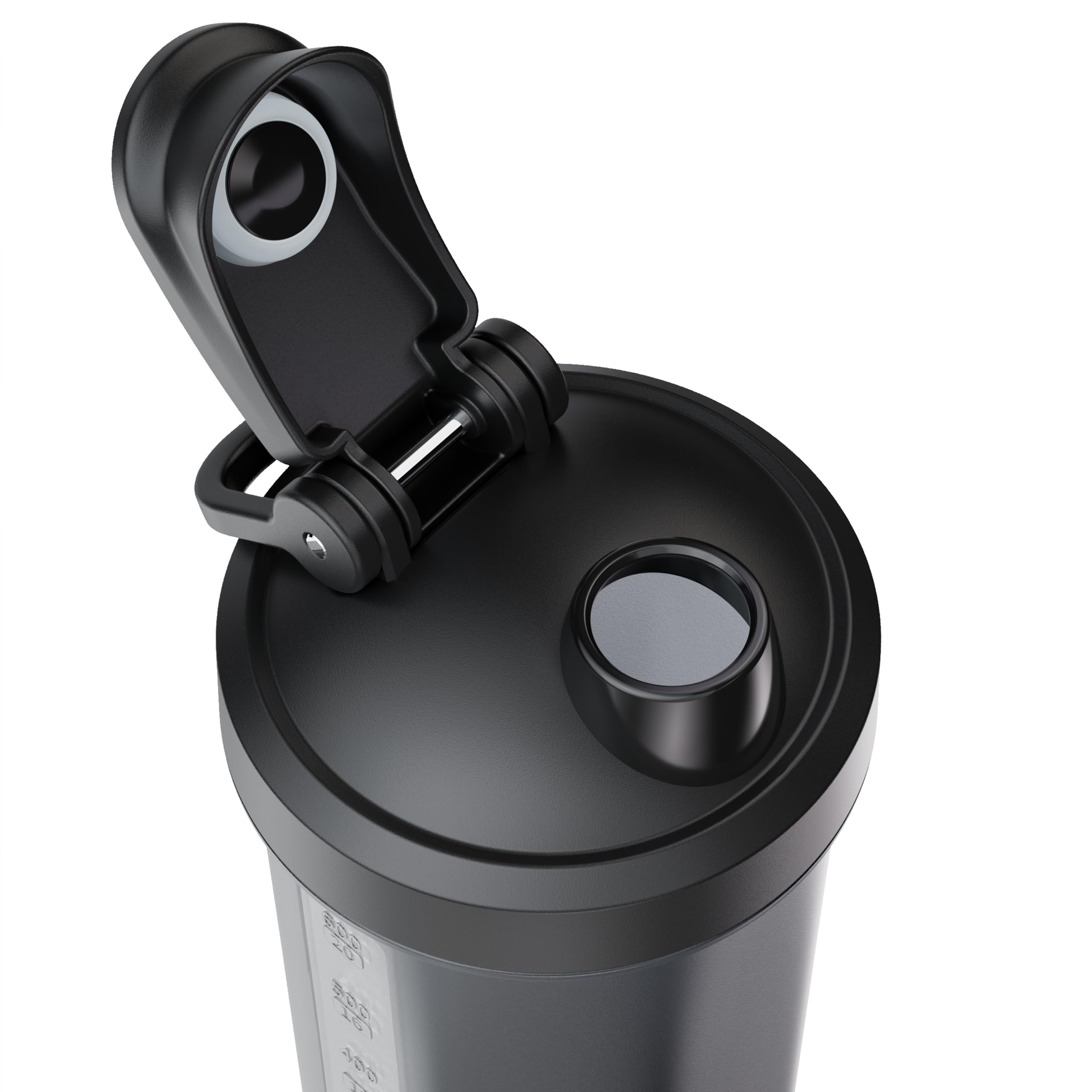 VOLTRX batidora proteína 24oz, batería de larga duración para sesiones diarias.