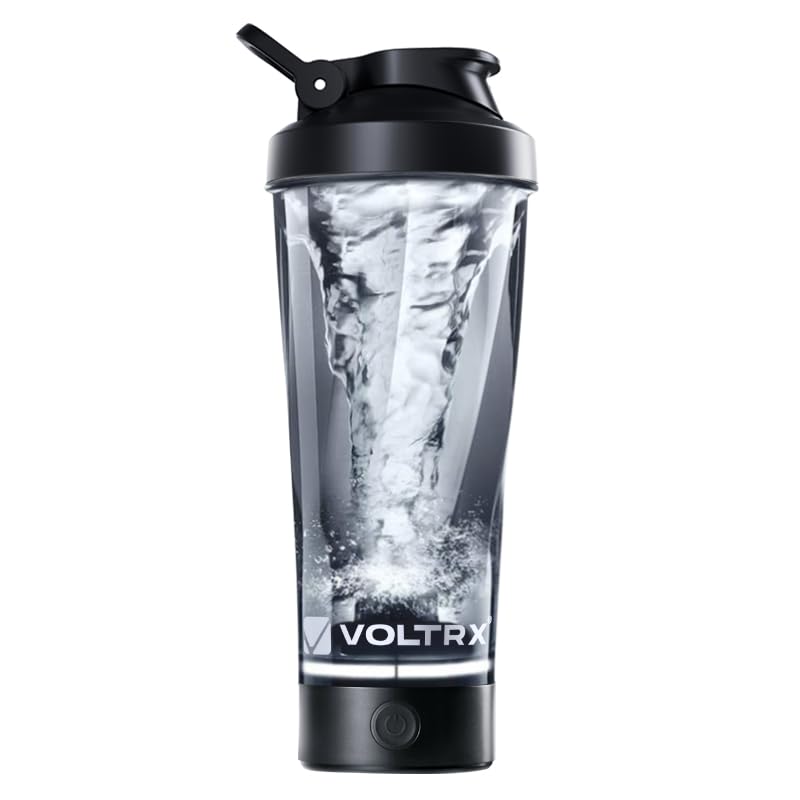 VOLTRX VortexBoost, botella eléctrica 24 oz para batidos sin grumos