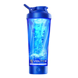 VOLTRX VortexBoost: botella en acción para mezclas suaves durante el entrenamiento