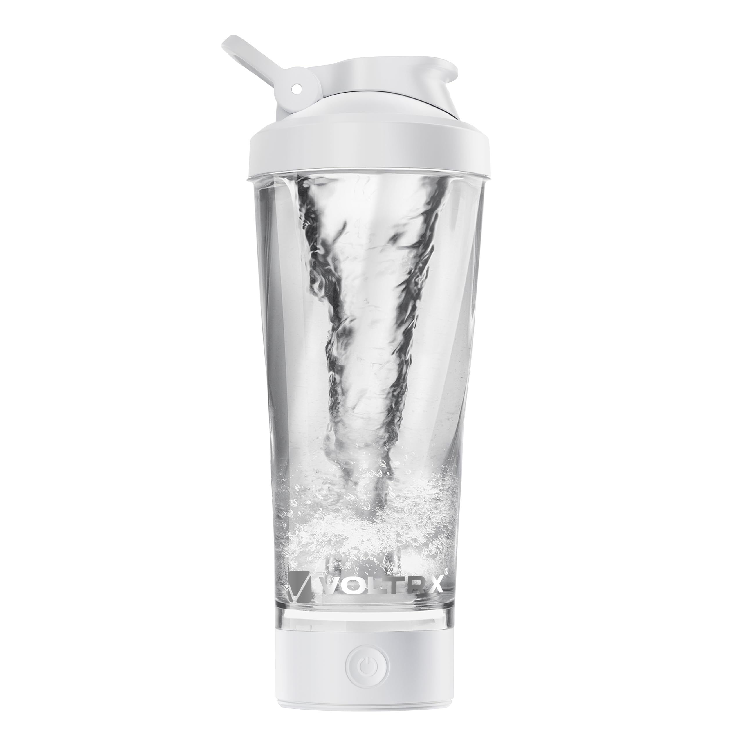 VOLTRX VortexBoost: botella-mezcladora 24oz para batidos suaves y sin grumos.