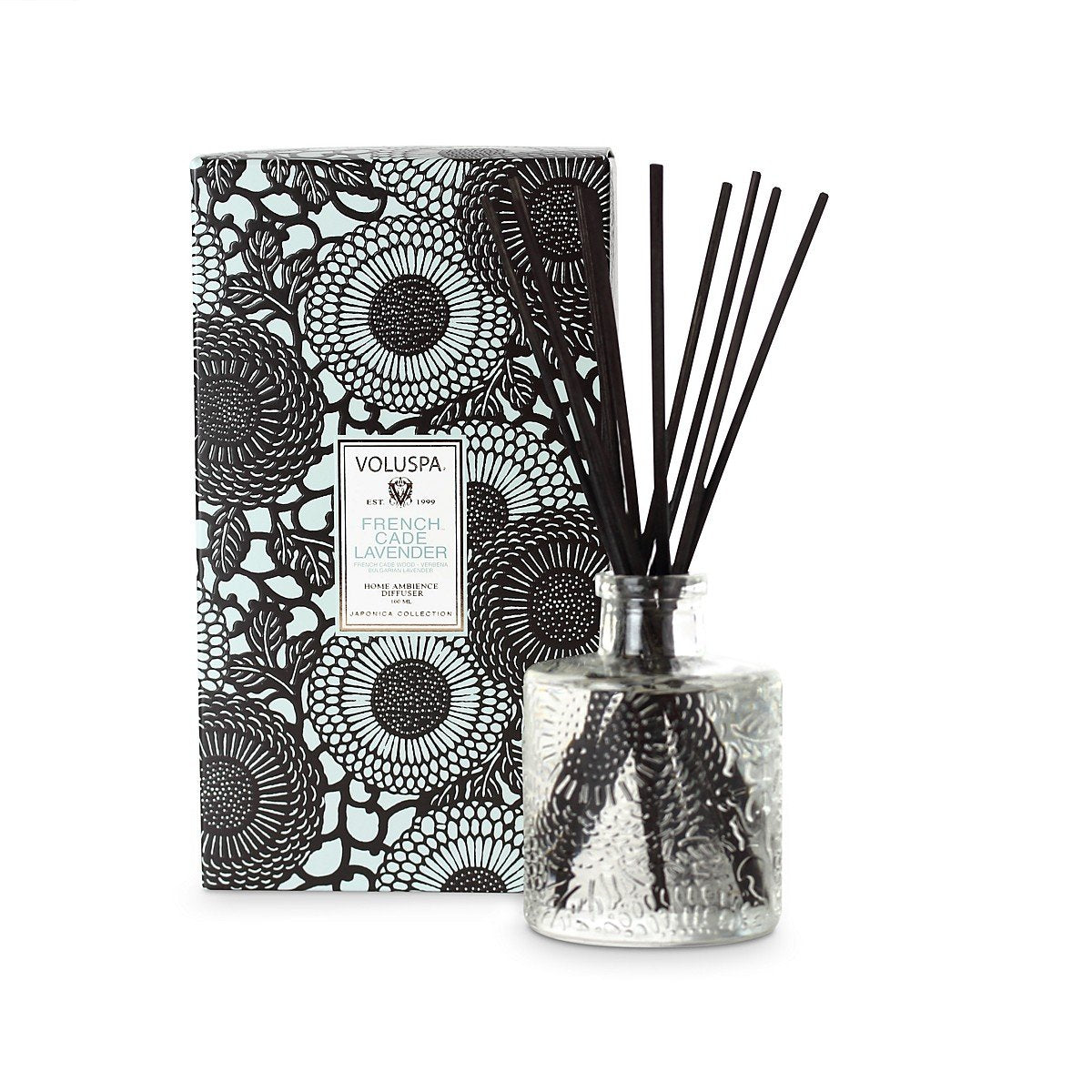 Voluspa difusor Franc-Cade-Lavanda para ambientar espacios con aroma duradero.