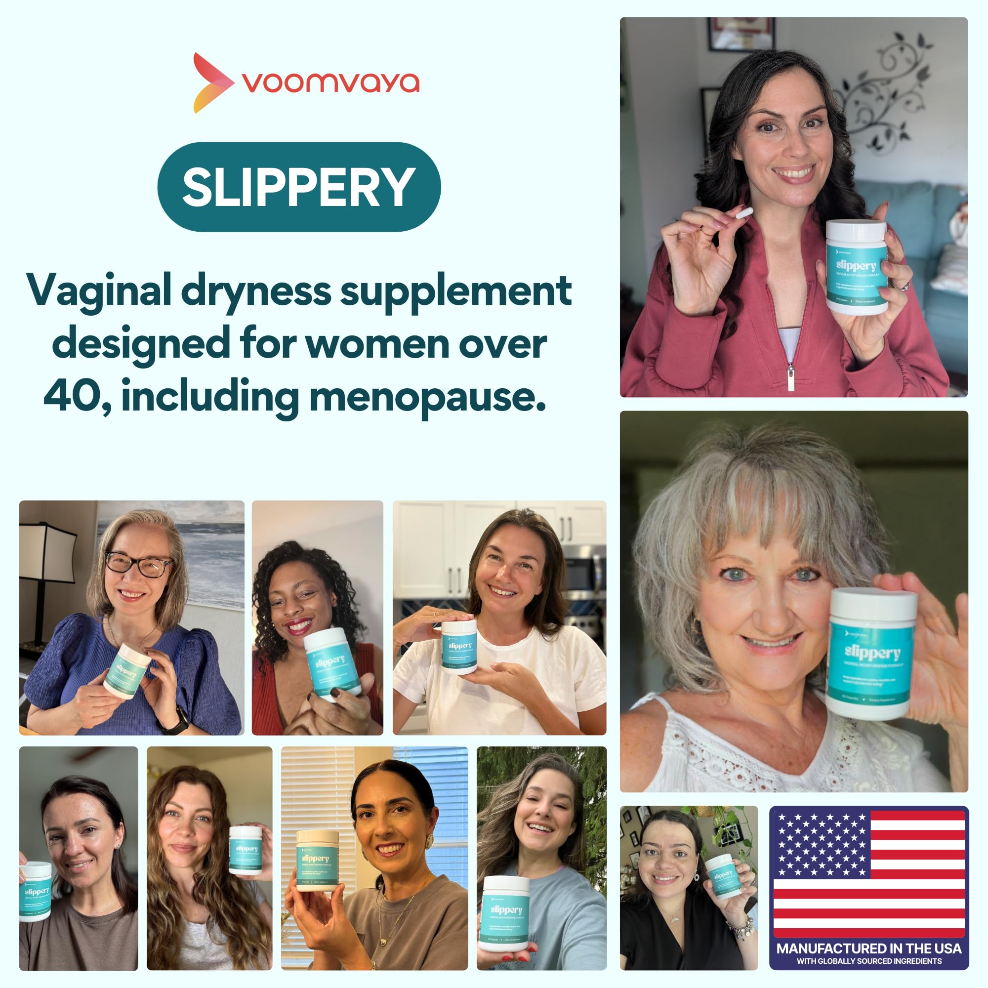 VoomVaya Slippery: cápsulas fáciles de tomar para uso diario
