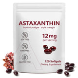 Vortexonix Astaxantina 12mg en cápsulas blandas para apoyo antioxidante diario
