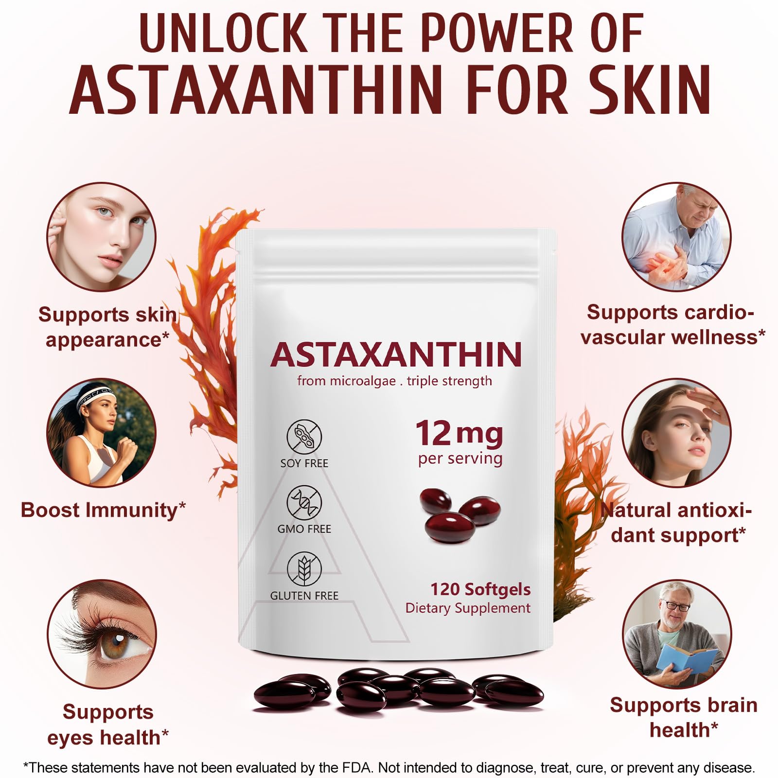 Cuidado ocular y de piel con Vortexonix Astaxantina