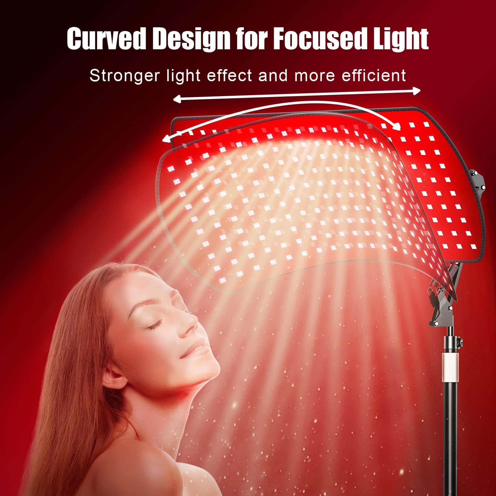 Luz roja Vortro con 660nm y 850nm para piel y músculos