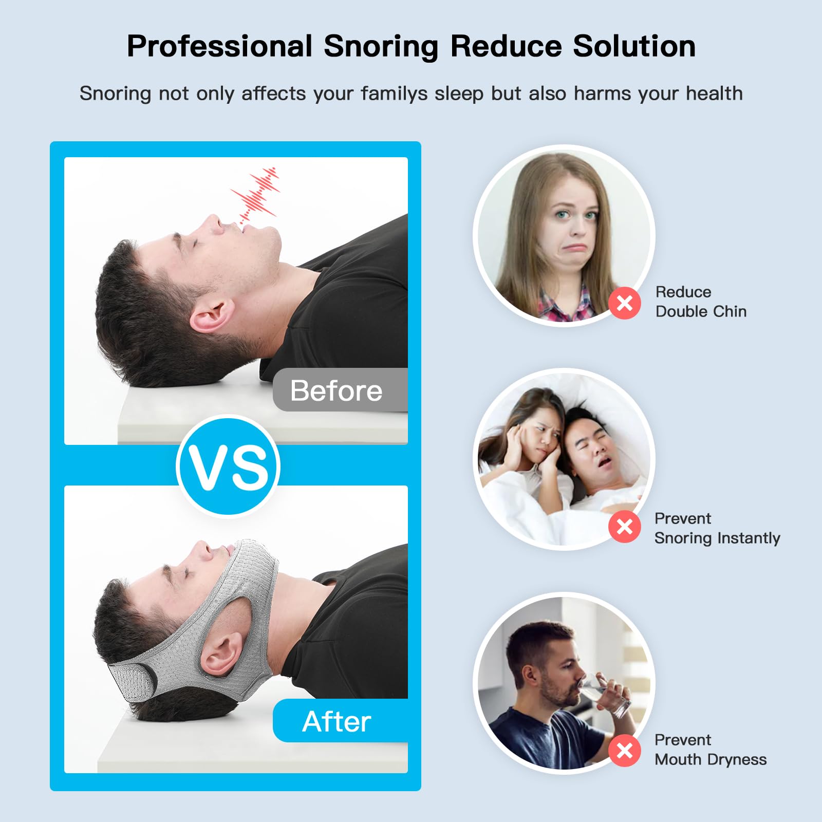 Diseño triangular ergonómico de Vosaro se mantiene en su lugar para dormir
