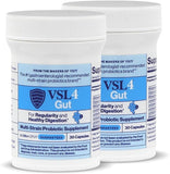 VSL4 equilibrio intestinal: frasco que apoya el equilibrio digestivo diario.