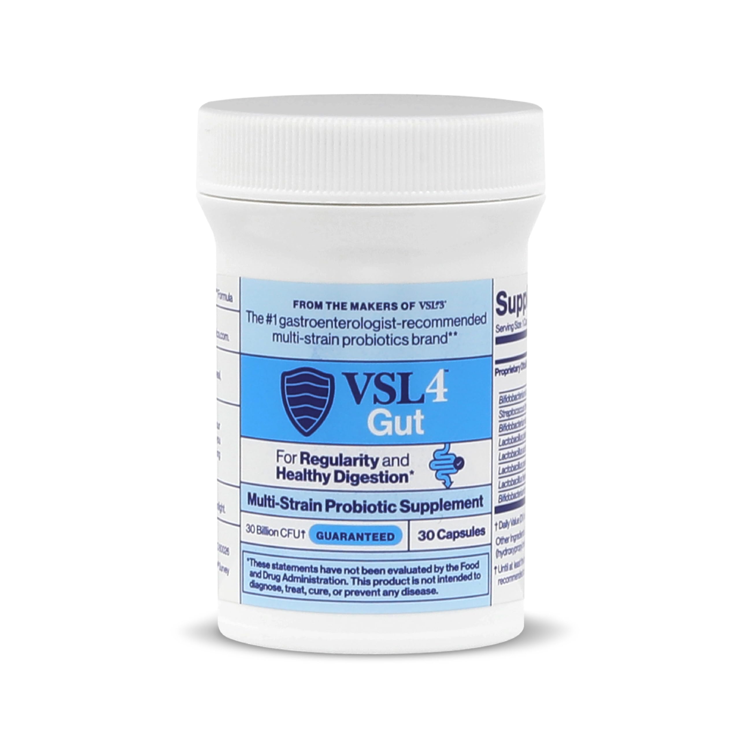 VSL4 multicepas-probioticas: frasco de 8 cepas para salud intestinal.