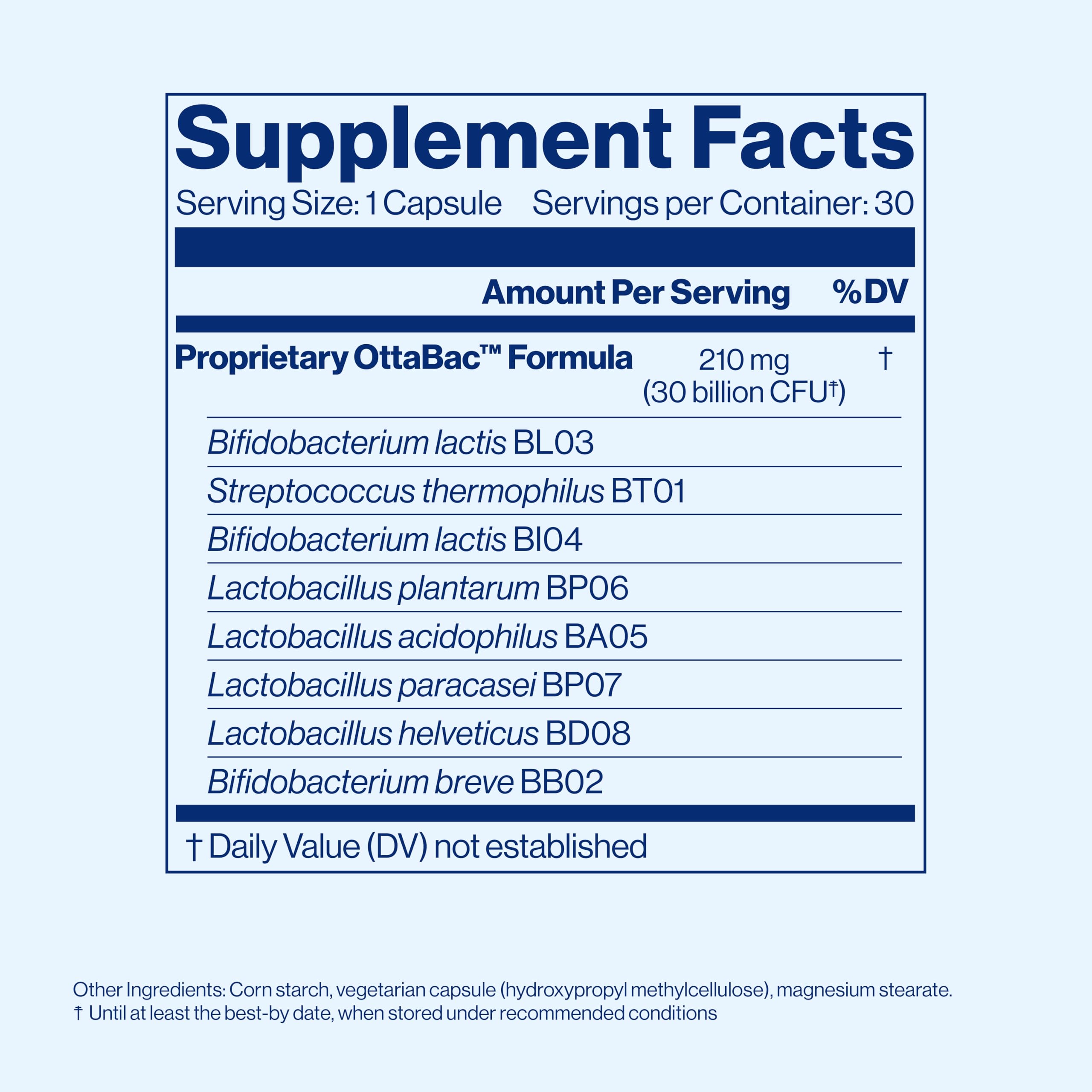 VSL4 libre de lactosa y gluten, apto para dieta.