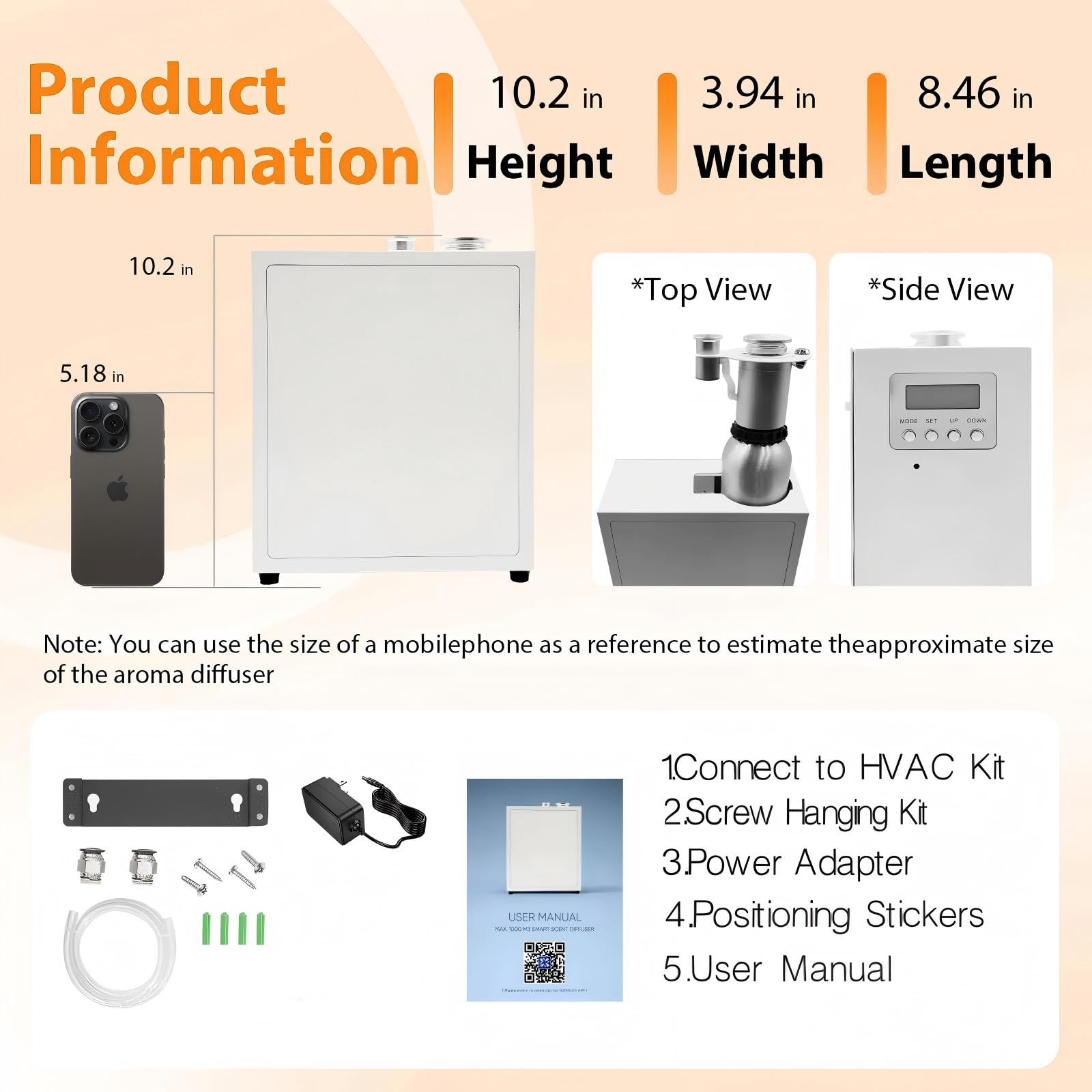 Funcionamiento silencioso a 42 dB para ambientes tranquilos.