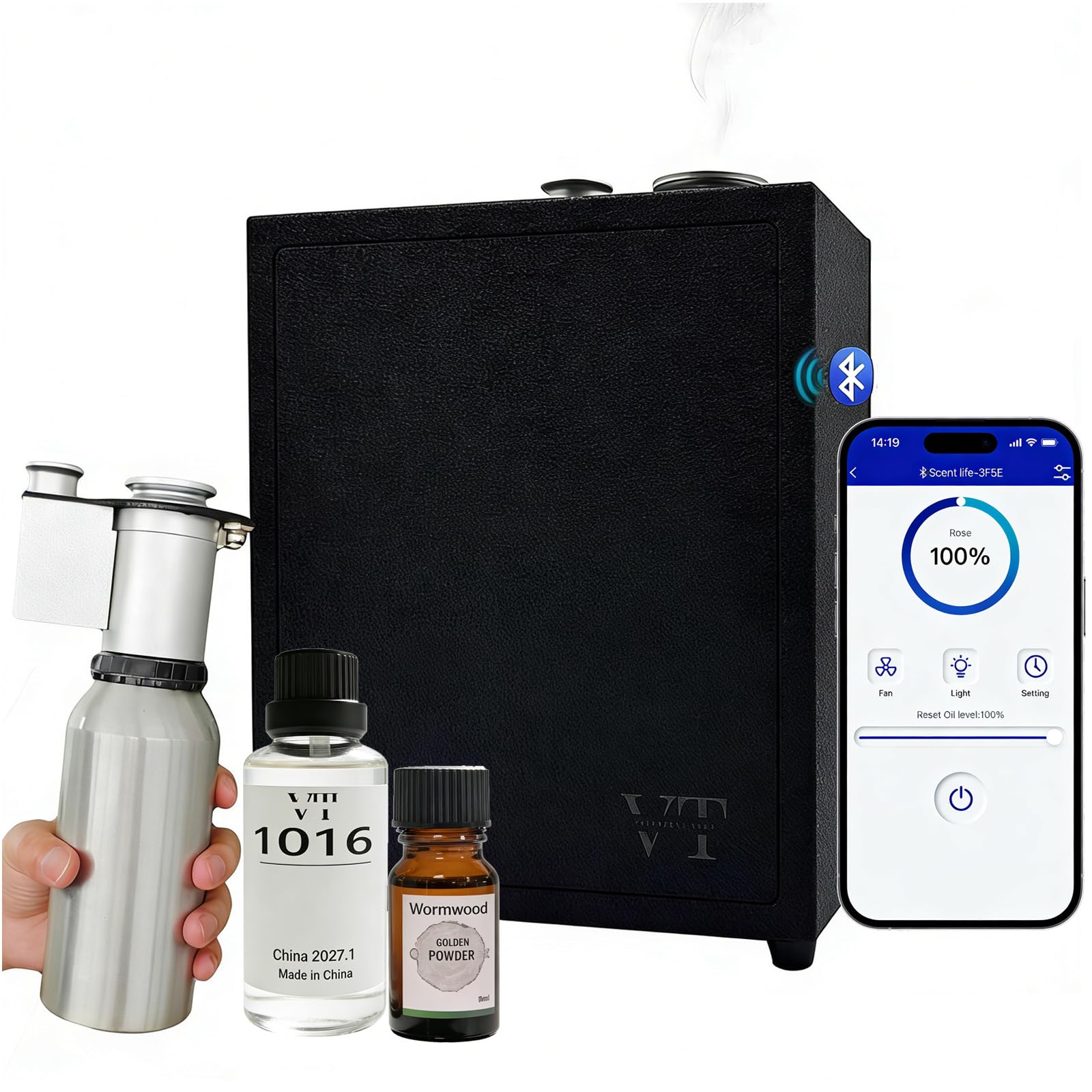 VT VERYSCENT TECH en pared, difusor HVAC de aroma continuo