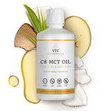 VTC Aceite MCT C8 puro certificado no transgénico.