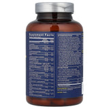 Vthrive etiqueta del producto muestra nutrientes clave para envejecimiento saludable.