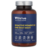 Vthrive multivitamínico diario para mujer 50+, cápsulas vegetarianas para bienestar diario.