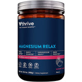 Vthrive Polvo de Magnesio Relajación en bote, sabor frambuesa limón para disfrutar.