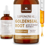 Vuvionoso gotas liposomales Hydrastis, absorción rápida para bienestar diario.
