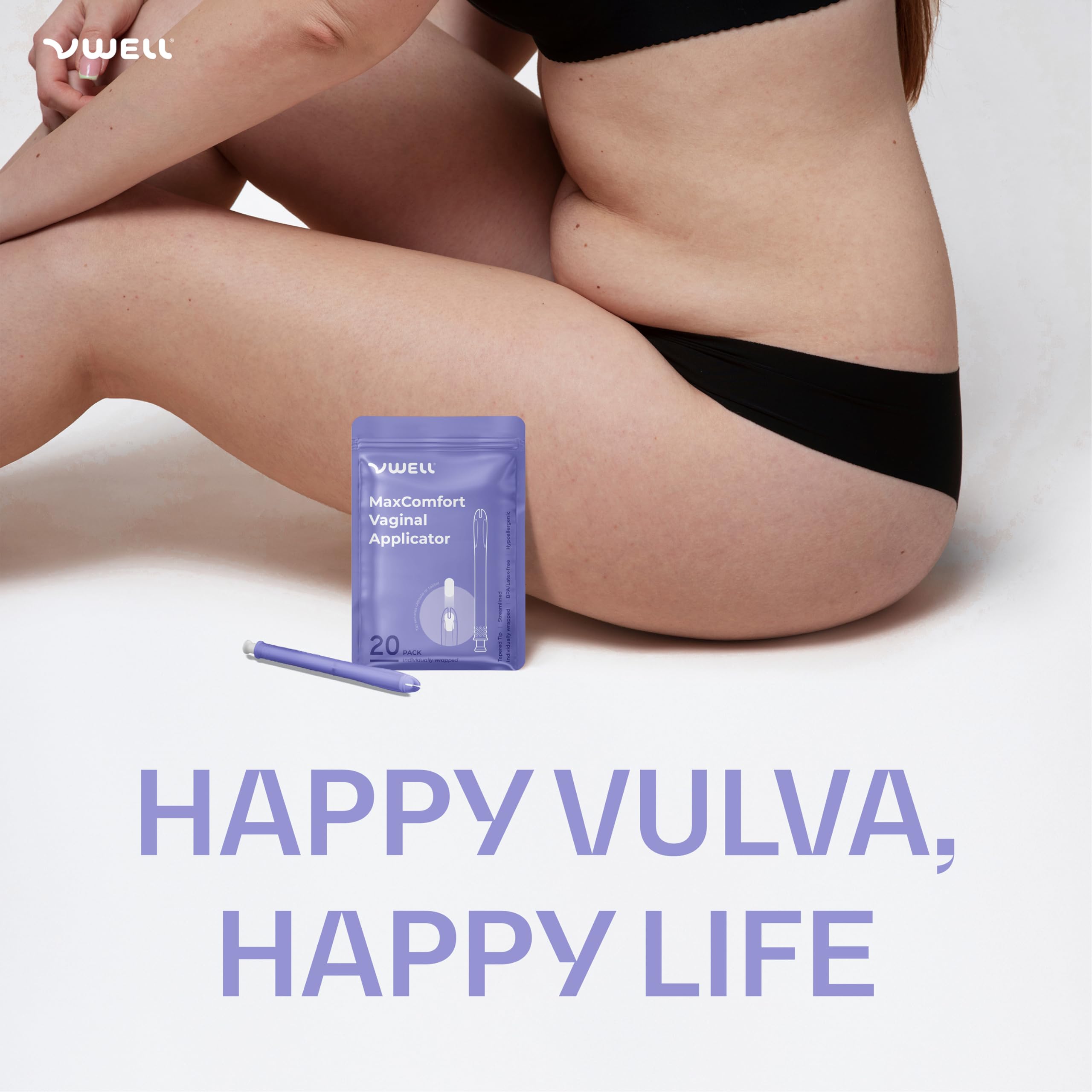 VWELL MaxComfort: empaque higiénico y listo para un solo uso.