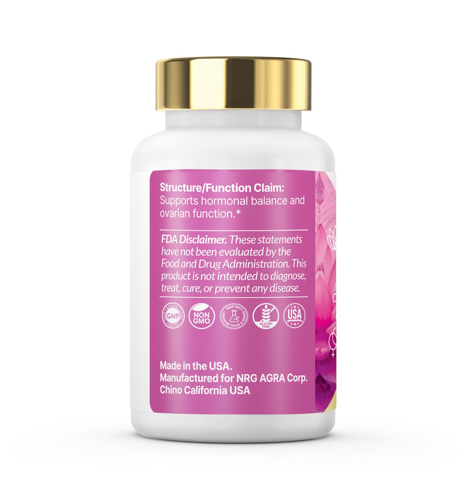 VXICDE Myo-Inositol: dosis diaria para apoyar función ovárica saludable.