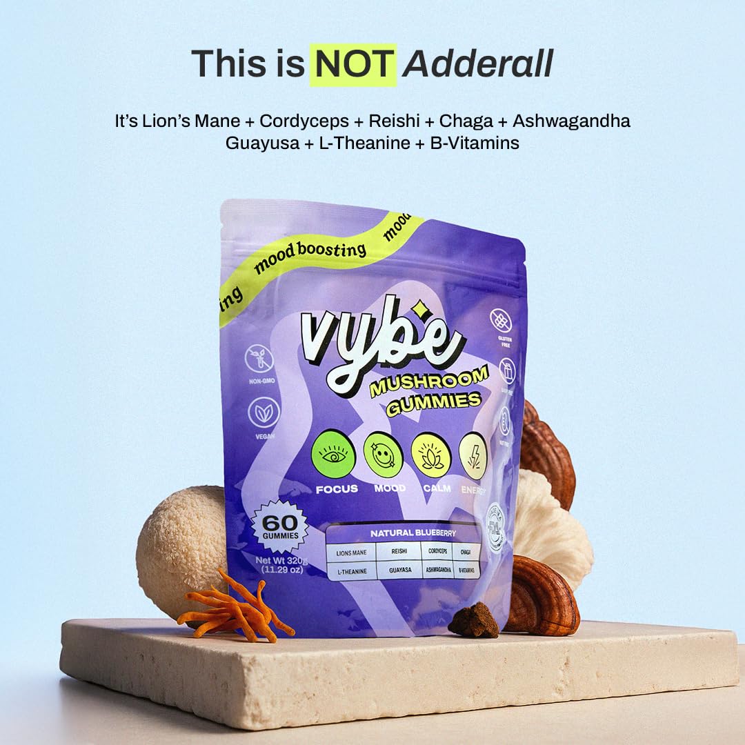 Vybe gomitas textura suave para consumo diario con mayor concentración