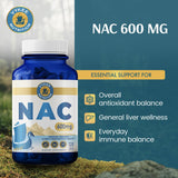 Cápsulas NAC 600 mg para una toma diaria conveniente de Vykee.