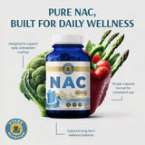 Soporte para la salud del hígado como parte de la rutina con Vykee NAC.
