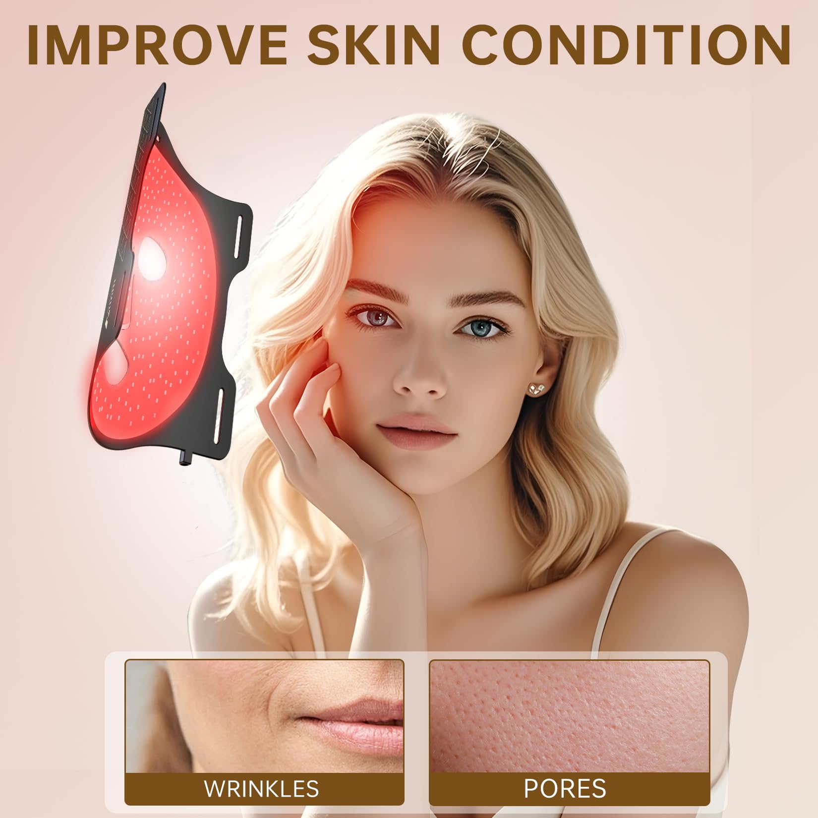 VYM mascarilla de silicona amigable con la piel para uso cómodo.