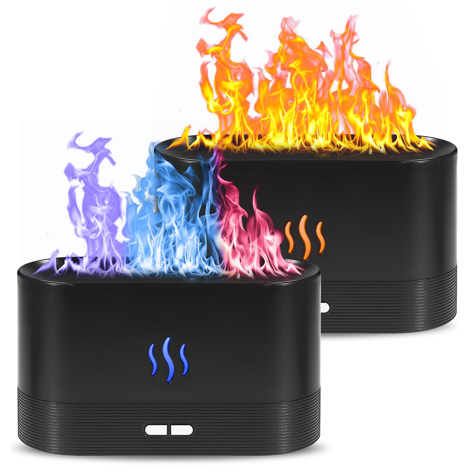 Difusor VZZNN con llama colorida para ambiente cálido