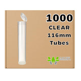 W Gallery 1000 tubo transparente para almacenamiento seguro de pre-rolos