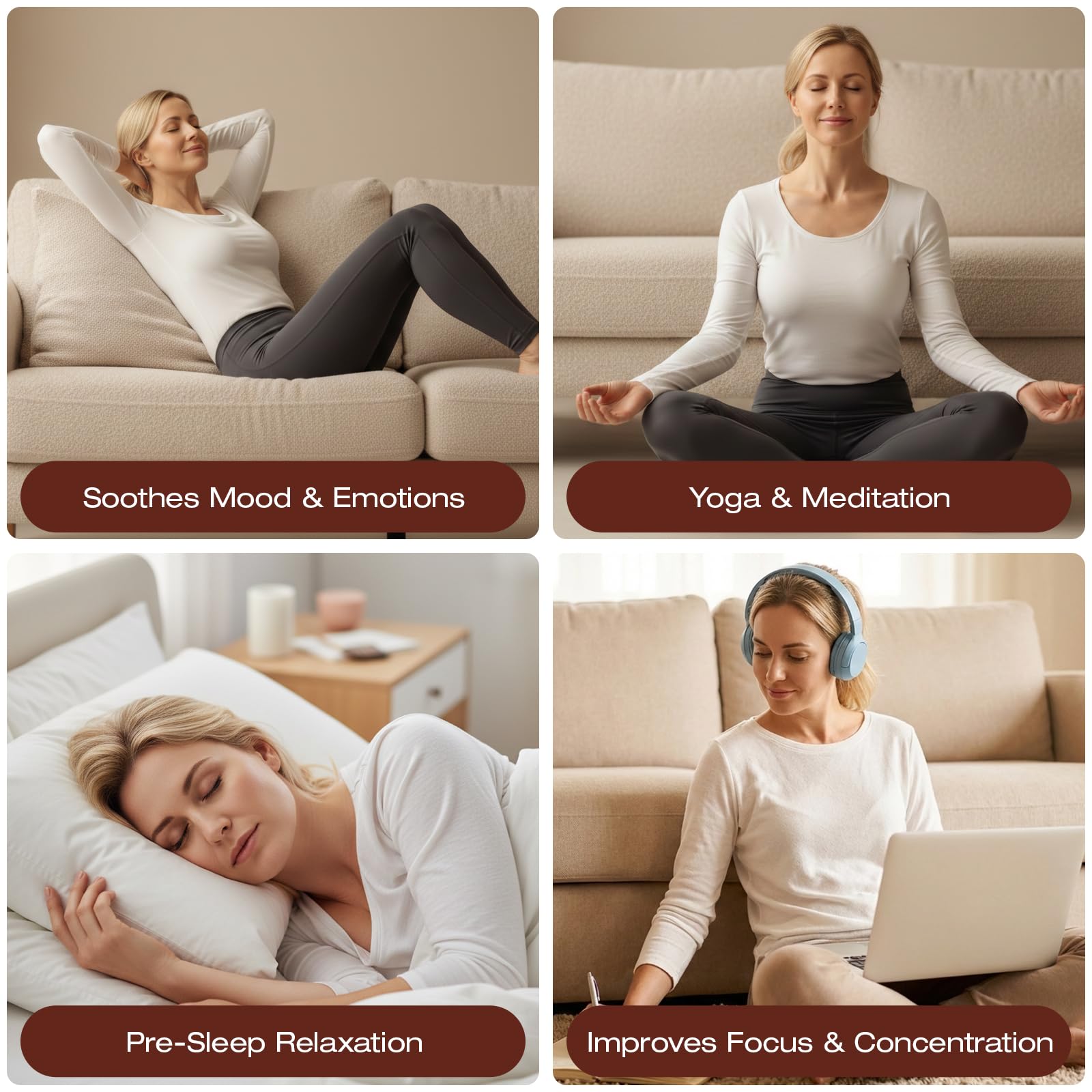 WACHRAY kit completo para yoga, meditación y terapia de sonido en casa.