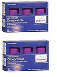 Walgreens Omeprazol 20 mg, caja de 84 tabletas, uso diario para la reducción de la acidez