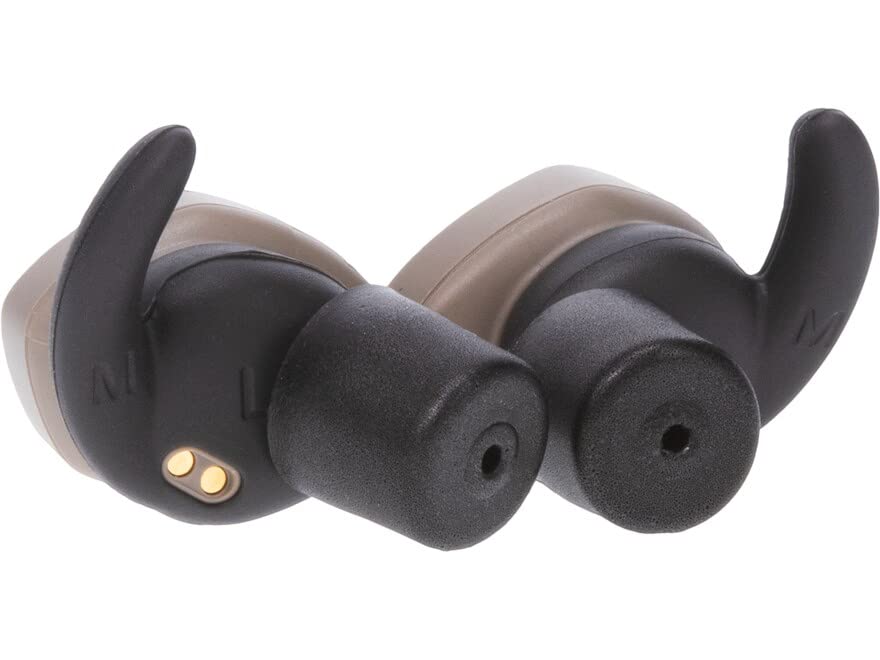 Walker’s Silencer 2.0 audífonos in-ear con ajuste cómodo para uso prolongado.