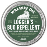 Walrus Oil repelente de insectos con cedro y citronela para uso al aire libre.
