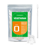 wananfu cápsulas vegetales tamaño 0, fáciles de separar, rellenar y volver a cerrar