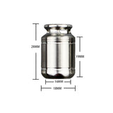 WANERSEN caja-píldoras titanio dimensiones L, almacenamiento protegido para objetos pequeños.