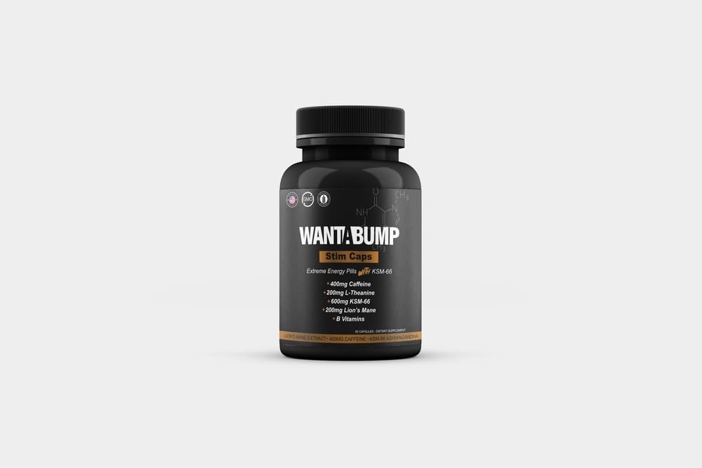 Envase de Want A BUMP Original con lista de vitaminas