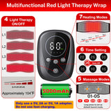 WAPAG terapia luz roja 660nm-850nm para mayor penetración suave
