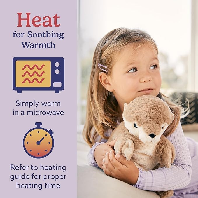 Warmies otter aroma a lavanda para un ambiente tranquilo antes de dormir.