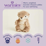 Warmies otter peluche frío para sensación refrescante en días cálidos.