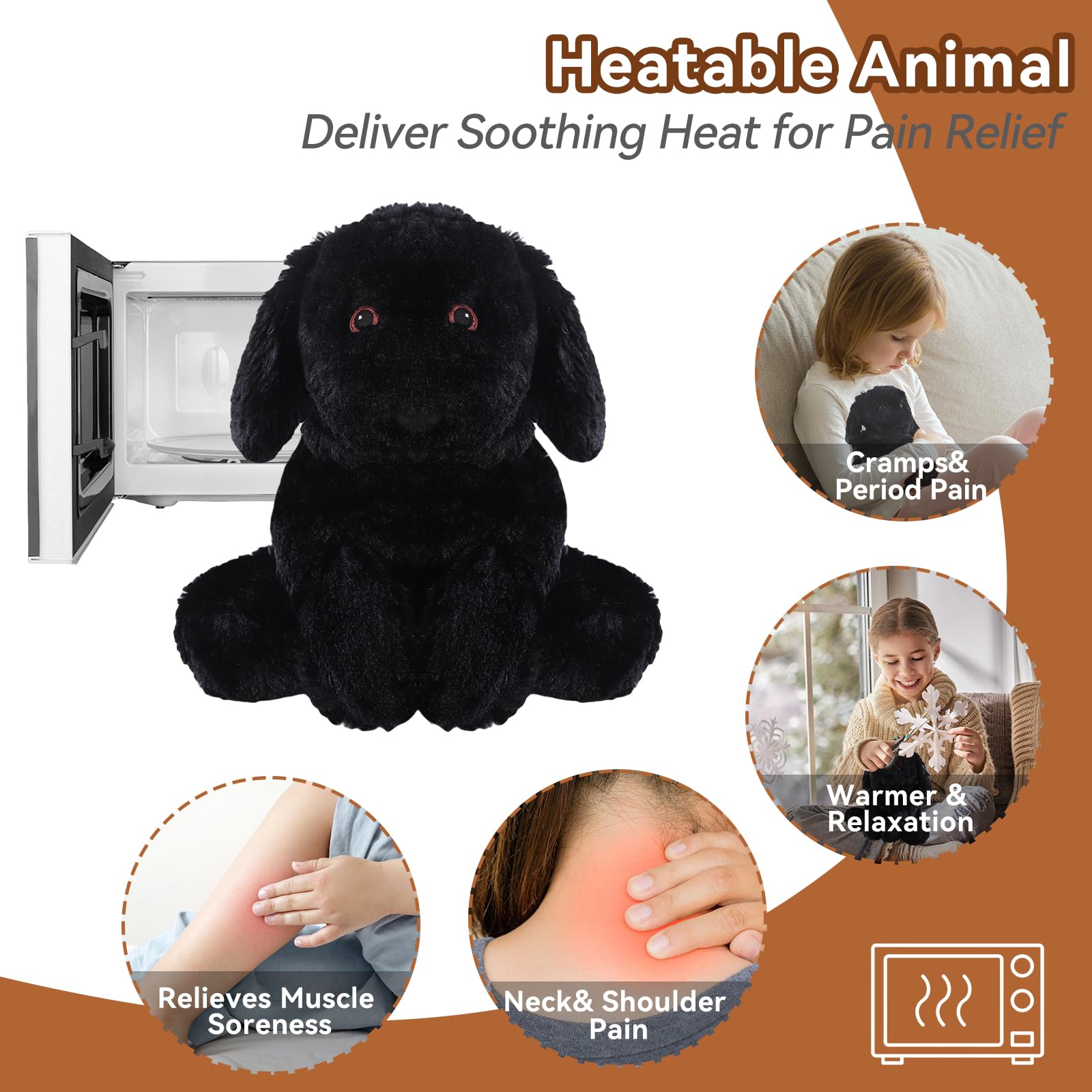 Peluche WarmPal con aroma a lavanda para calma sensorial.