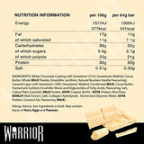 Corte de caramelo y chocolate crujiente de Warrior Crunch.
