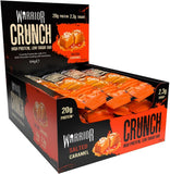 Barra Warrior Crunch con caramelo salado, snack proteico para recuperación muscular