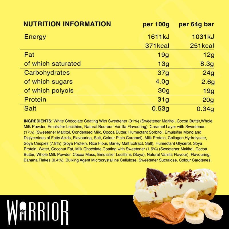 Warrior Crunch textura pegajosa-crujiente para satisfacer antojos.