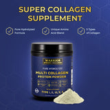 Café enriquecido con colágeno sin sabor de Warrior Strong Wellness.