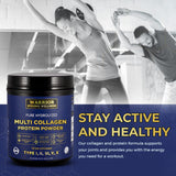 Energía diaria con colágeno hidrolizado de Warrior Strong Wellness para entrenamiento.