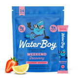 Waterboy Recuperación fin de semana, sabor fresa limonada, ideal para recargar energías.